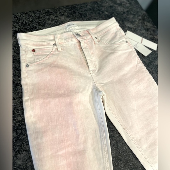 Hudson Pink Midrise Ankle LILLY Skinny Jeans - Picture 6 of 13